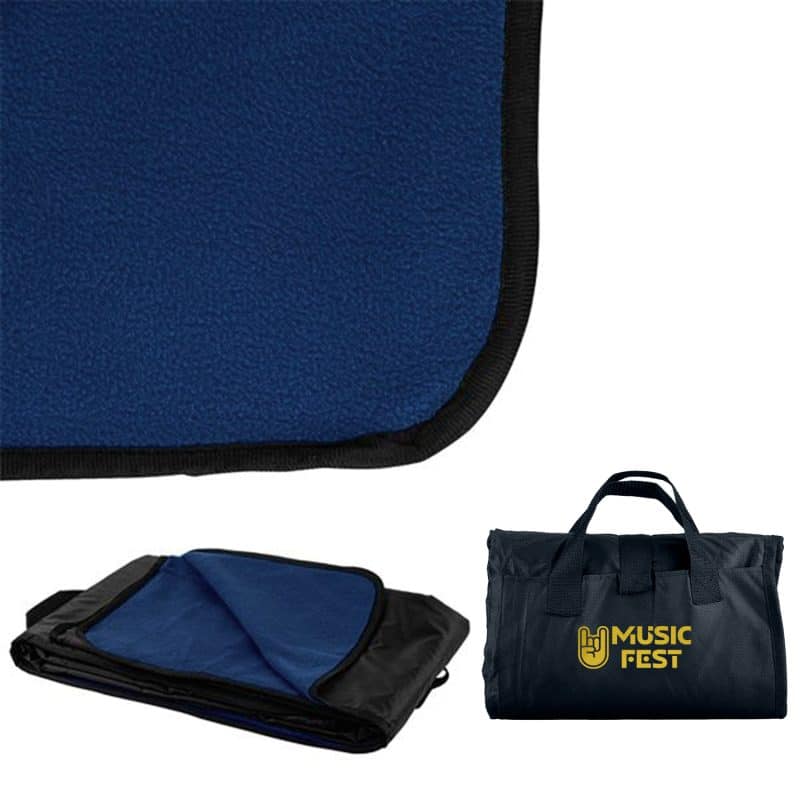 Fleece / Nylon Picnic Blanket - 5