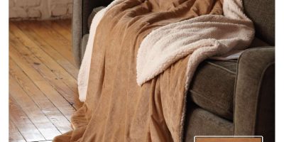 Oversized Micro Mink Sherpa Blanket - 4